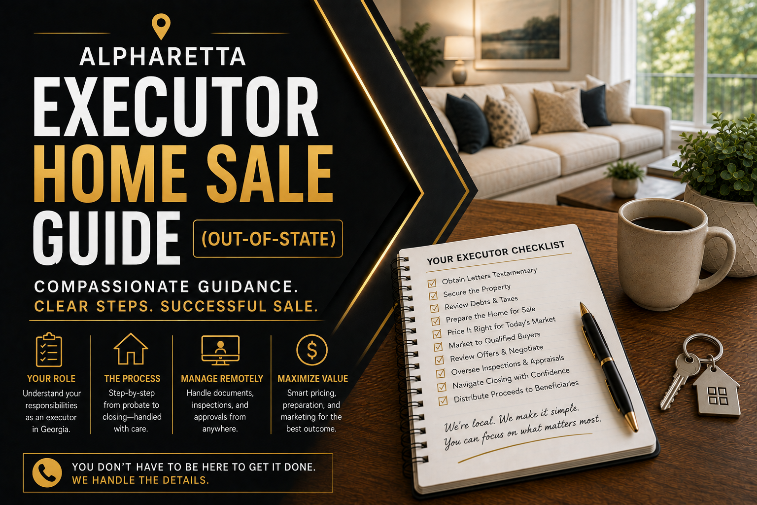 Alpharetta Executor Home Sale Guide (Out-of-State)