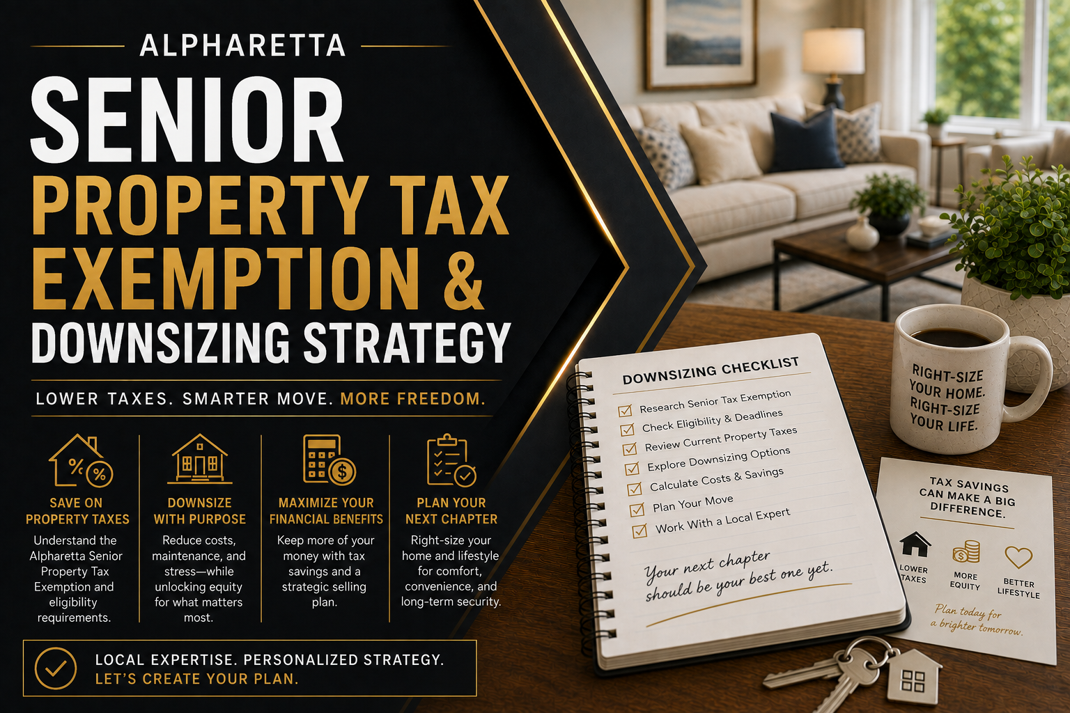 Alpharetta Senior Property Tax Exemption & Downsizing Strategy