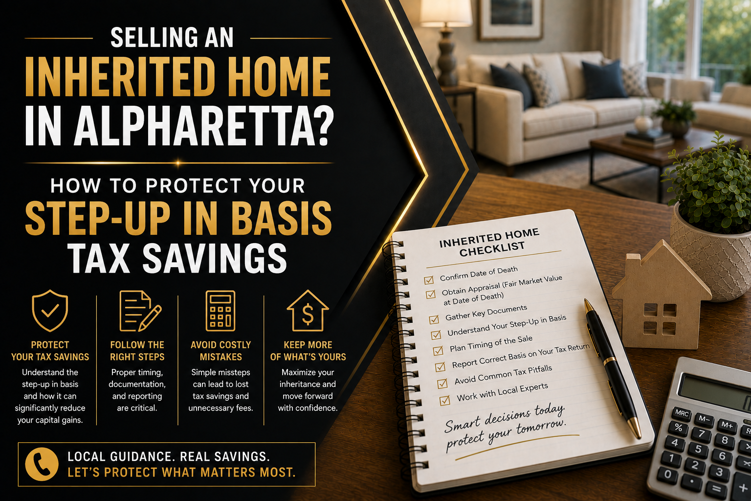 Alpharetta Inherited Home Sale: Step-Up Basis Guide