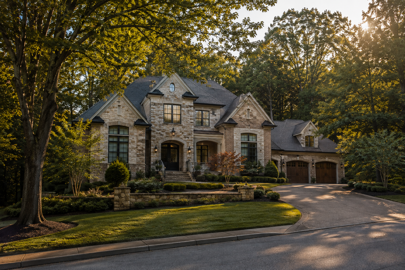 Milton Georgia luxury estate street view near Alpharetta North Fulton County school cluster
